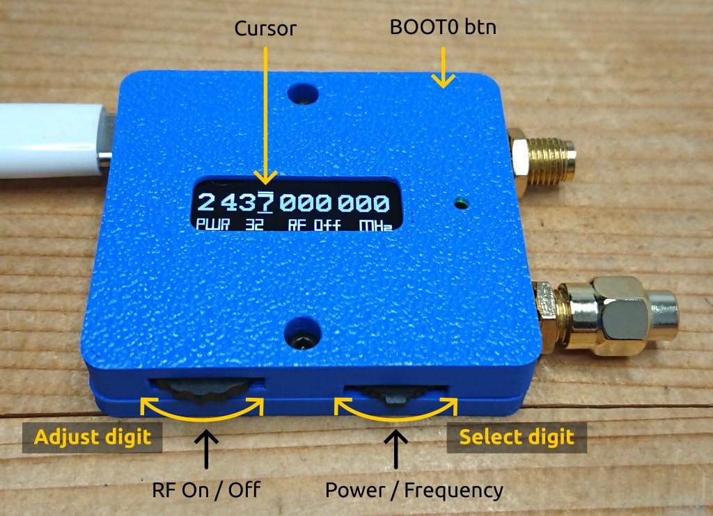 The clock_box PCB in its 3D printed enclosure