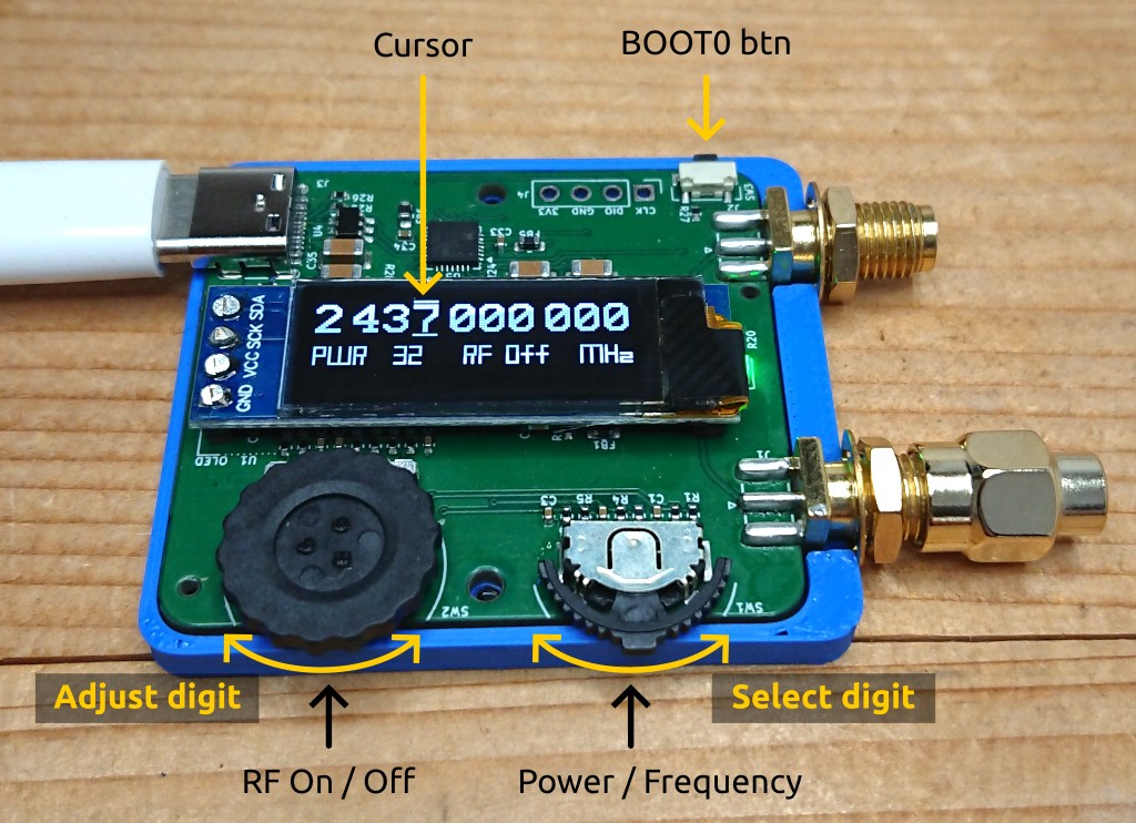 Opening the enclosure reveals the clock_box PCB
